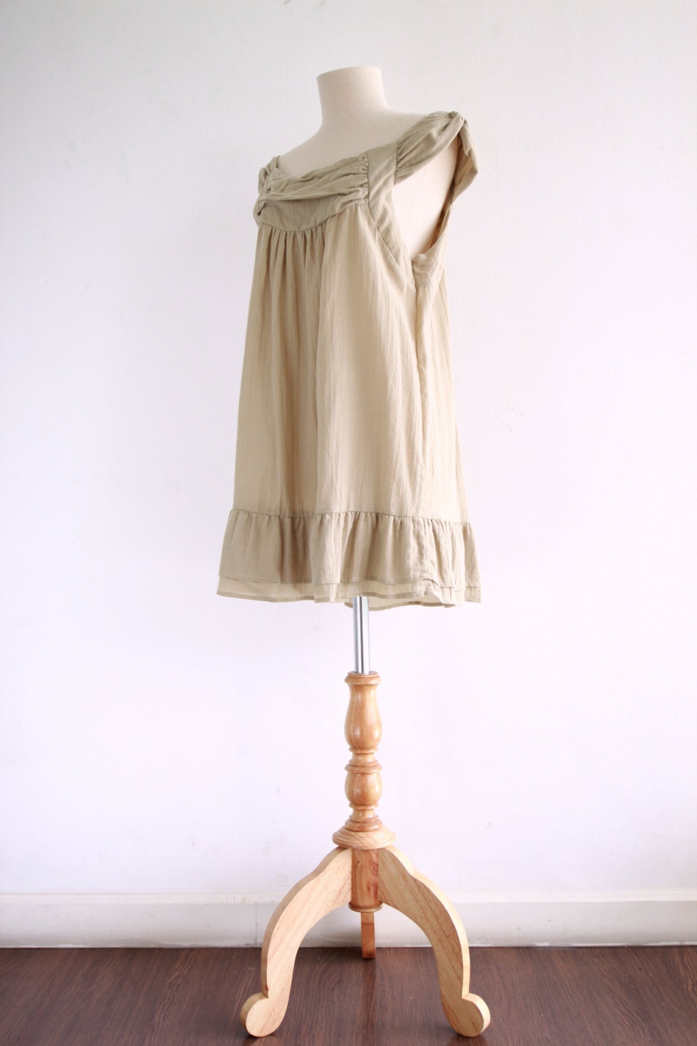 Cleo Cream Cotton Top — view 2
