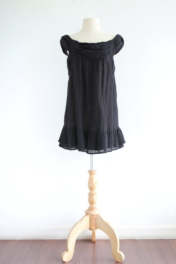 Eden Black Cotton Top