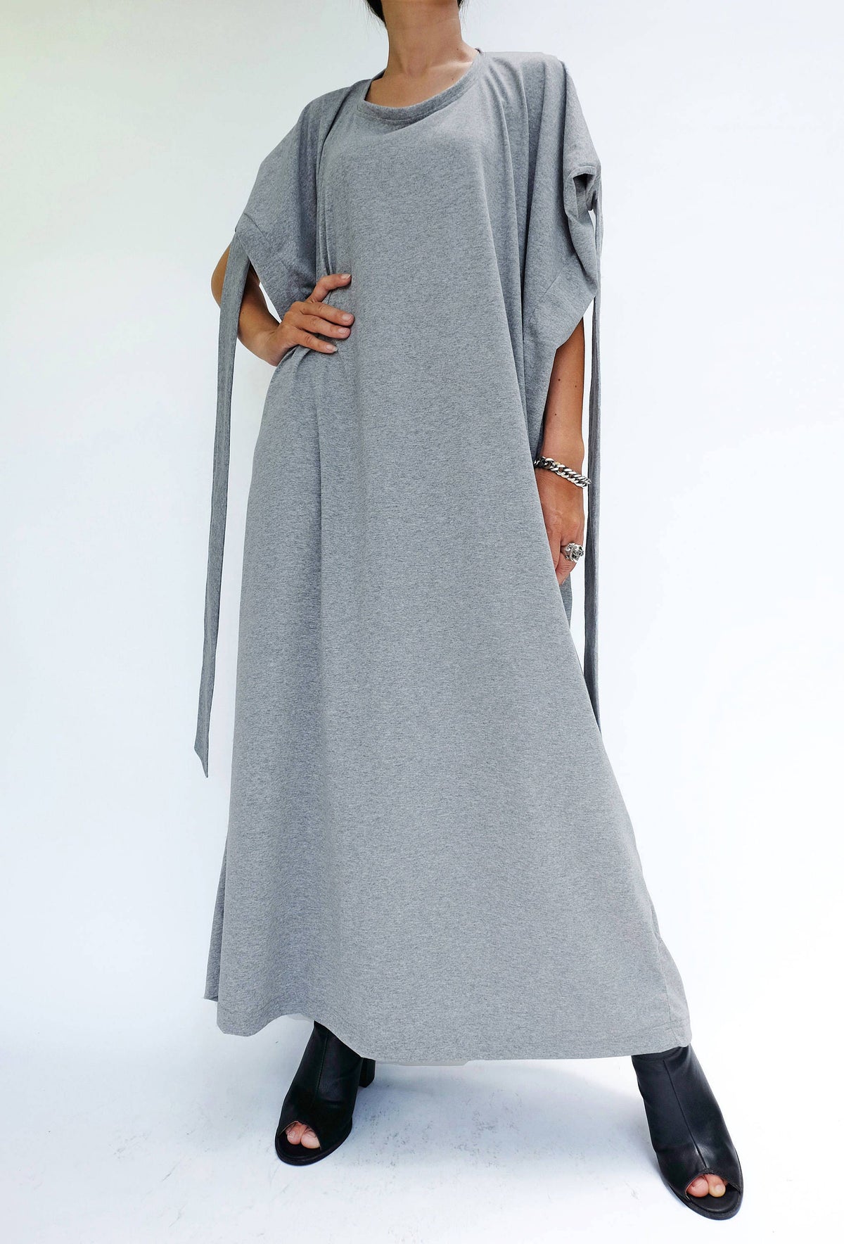 Isla Gray Maxi Dress — view 2