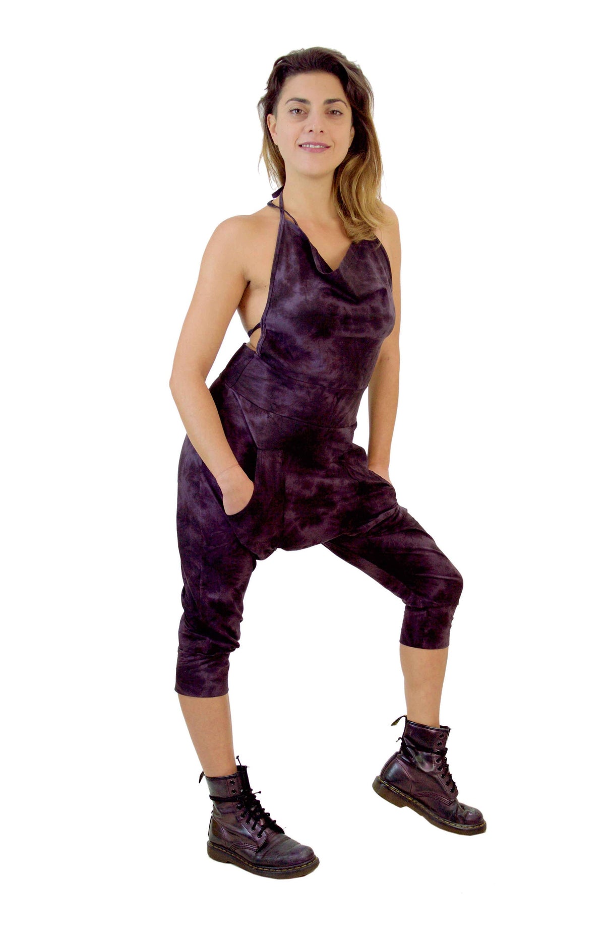 Viola Black Tie-Dye Jumpsuit — LA's Nine Ninety