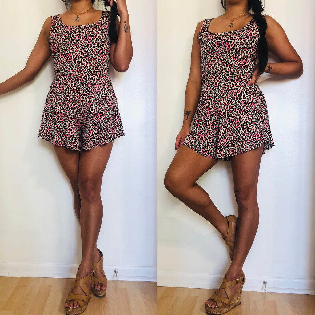 Tessa Brown Fit-and-Flare Romper — view 5