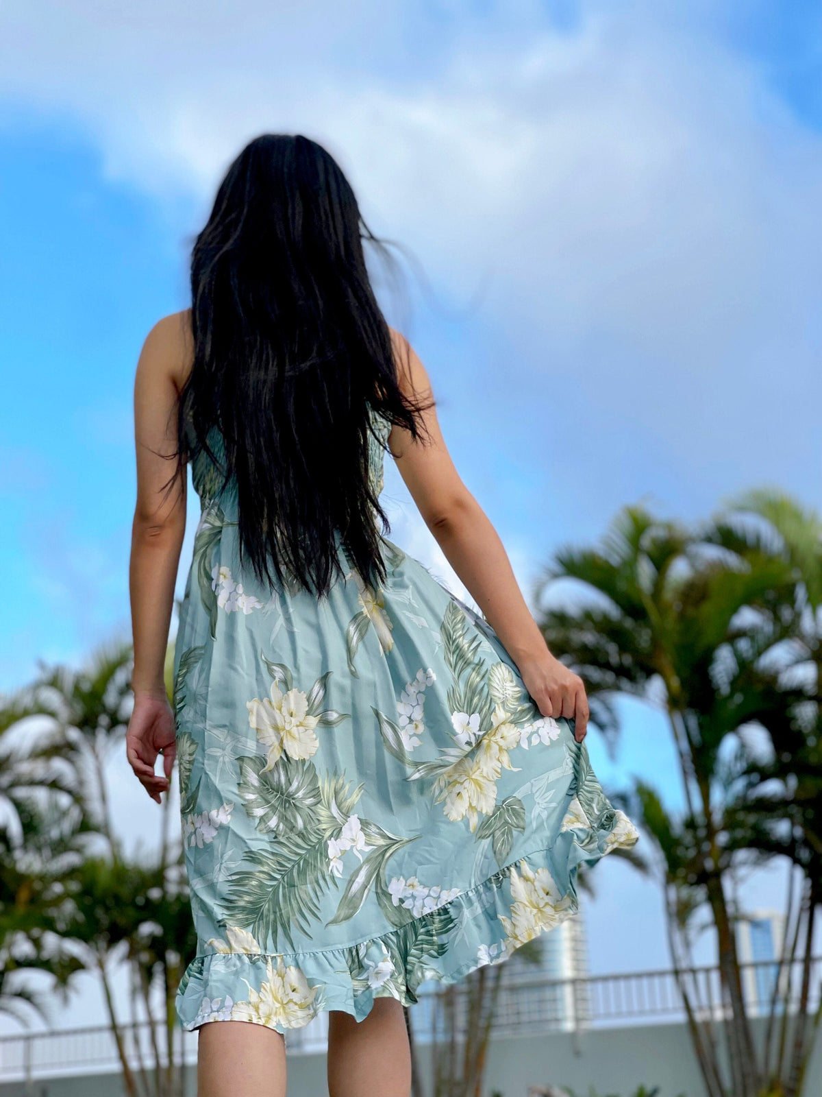 Piper Tropical Midi Dress — view 2