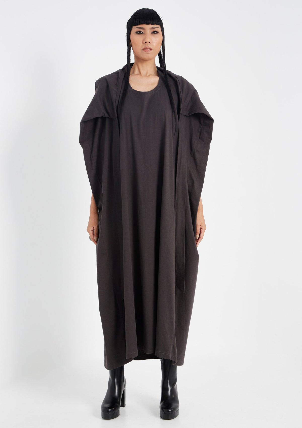 Grace Black Maxi Dress — view 3