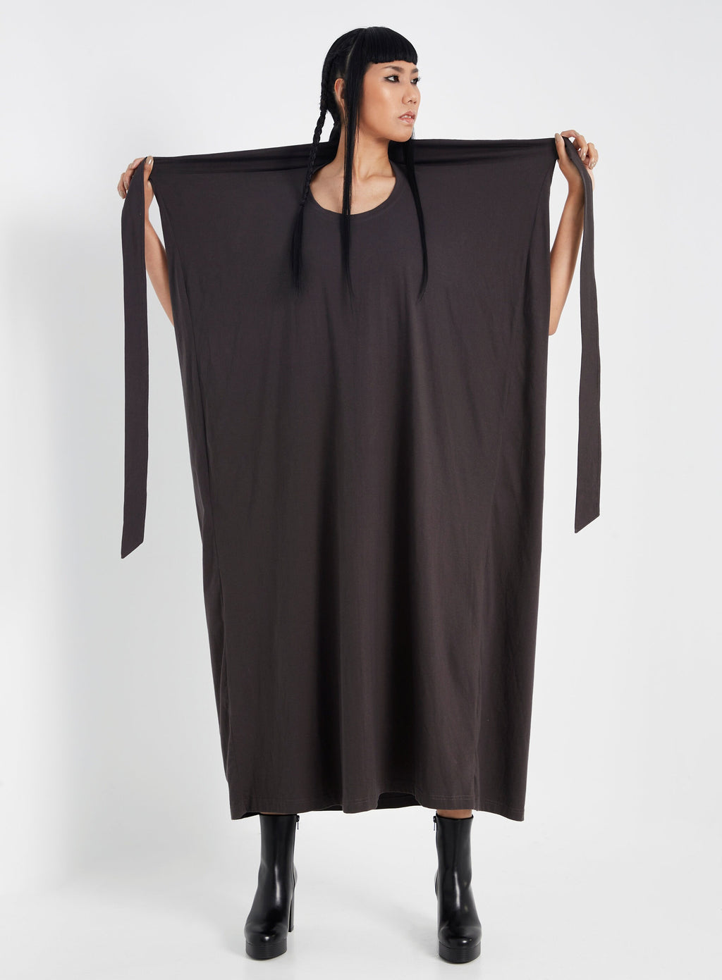 Grace Black Maxi Dress — view 2