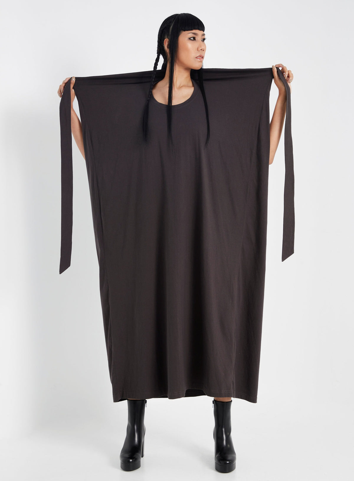 Grace Black Maxi Dress — view 2
