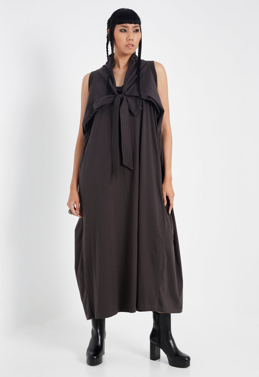 Grace Black Maxi Dress — view 5