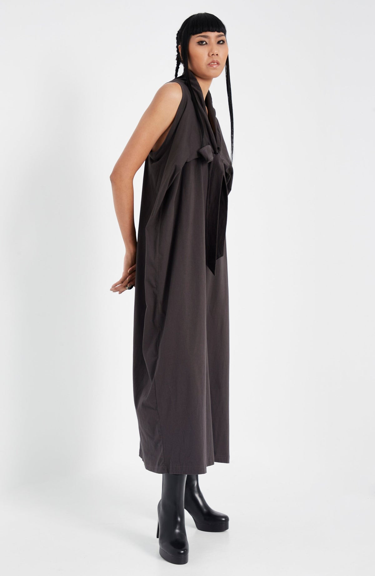 Grace Black Maxi Dress — view 6