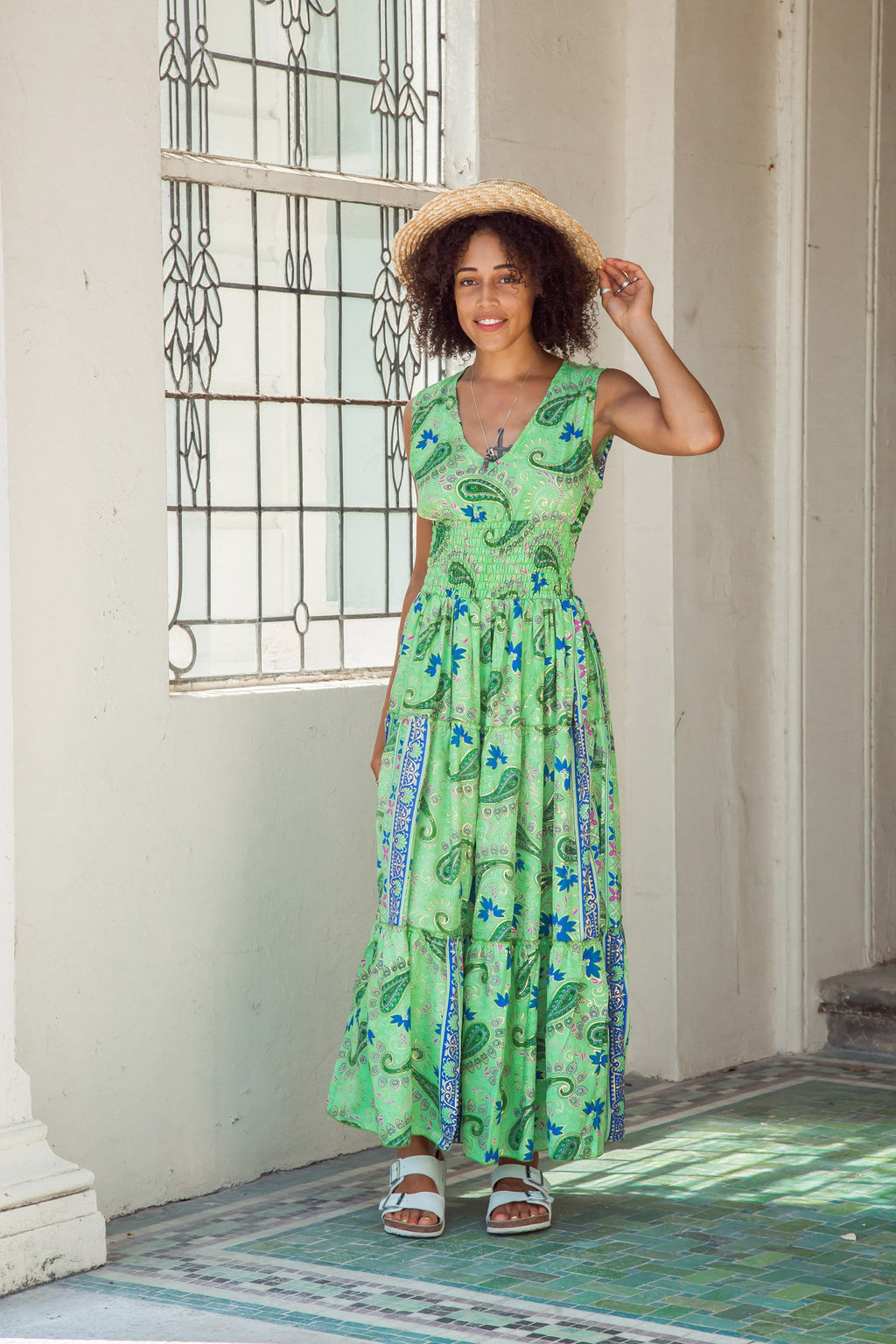 Uma Floral Midi Dress — view 4