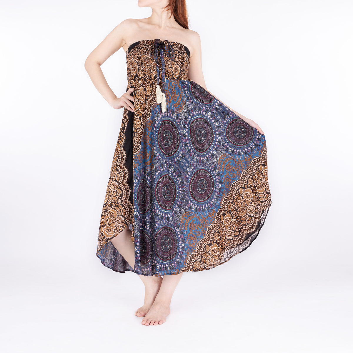 Elsie Brown Maxi Skirt — view 3