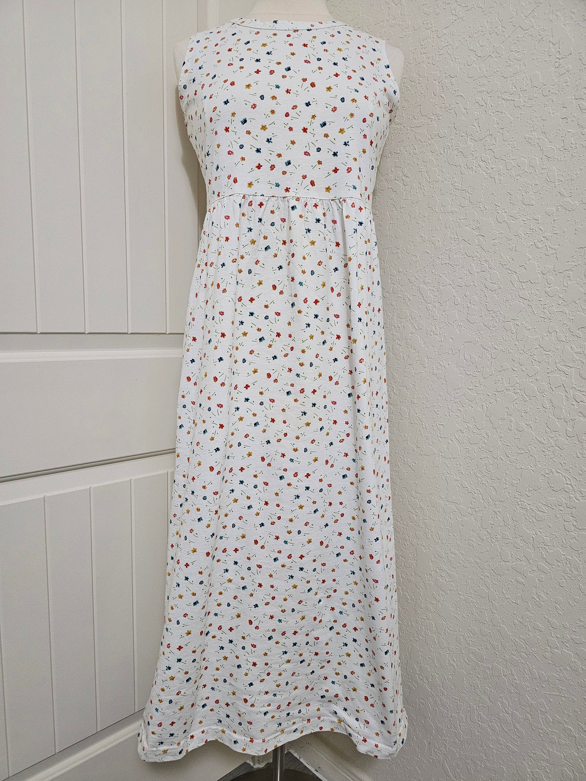 Goldie Floral Cotton Midi Dress — view 2
