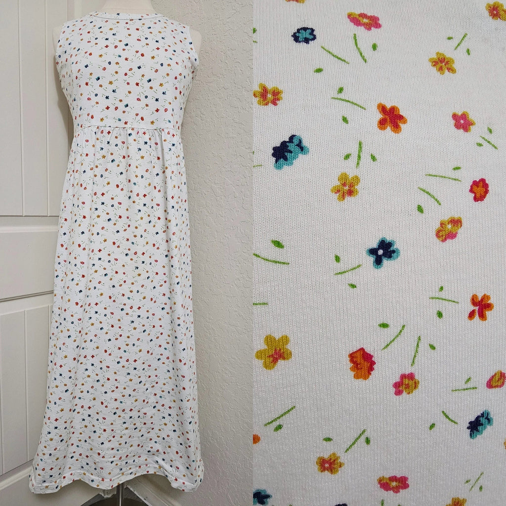 Goldie Floral Cotton Midi Dress — LA's Nine Ninety
