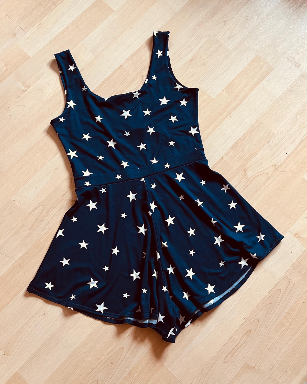 Tessa Brown Fit-and-Flare Romper — view 6