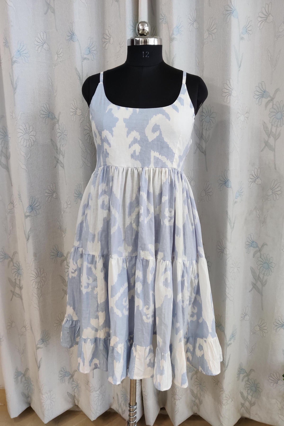 Iris Floral Cotton Midi Dress — LA's Nine Ninety