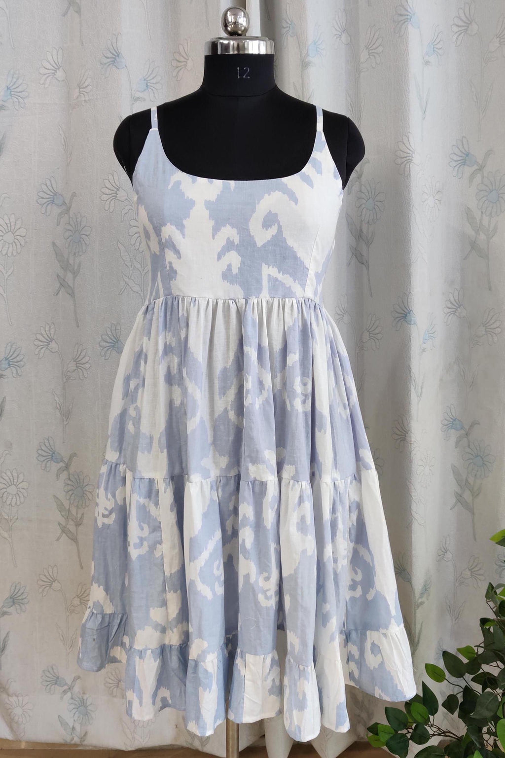 Iris Floral Cotton Midi Dress — view 2