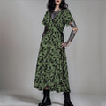 Coco Botanical Wrap Maxi Dress — LA's Nine Ninety
