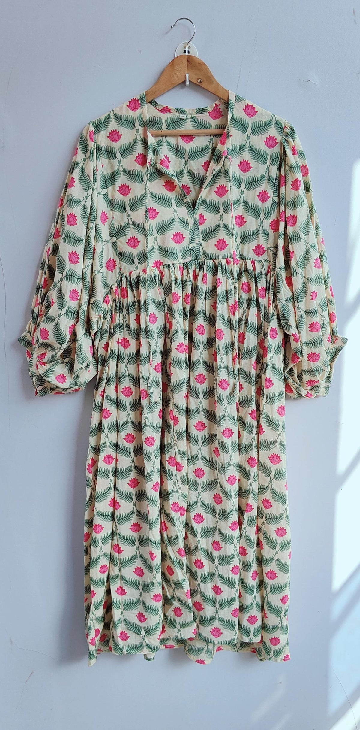 Sunny Floral Cotton Midi Dress — LA's Nine Ninety
