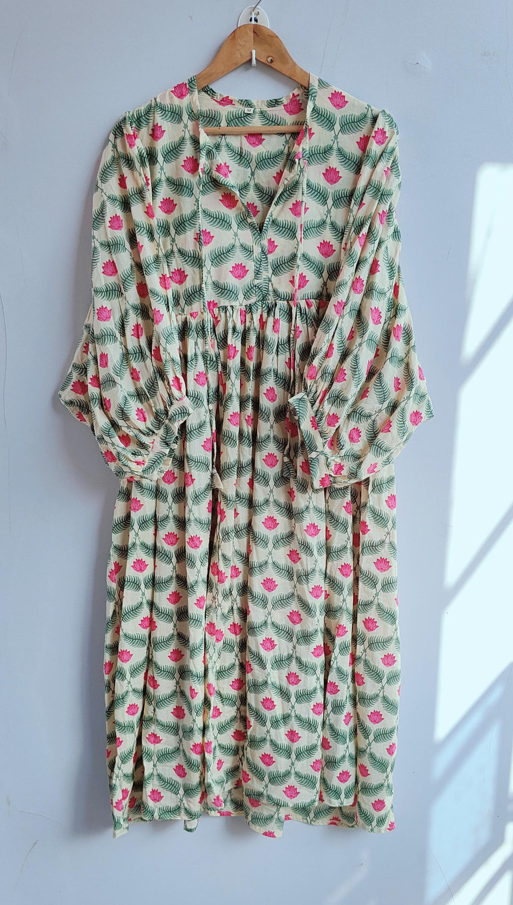 Sunny Floral Cotton Midi Dress — view 2