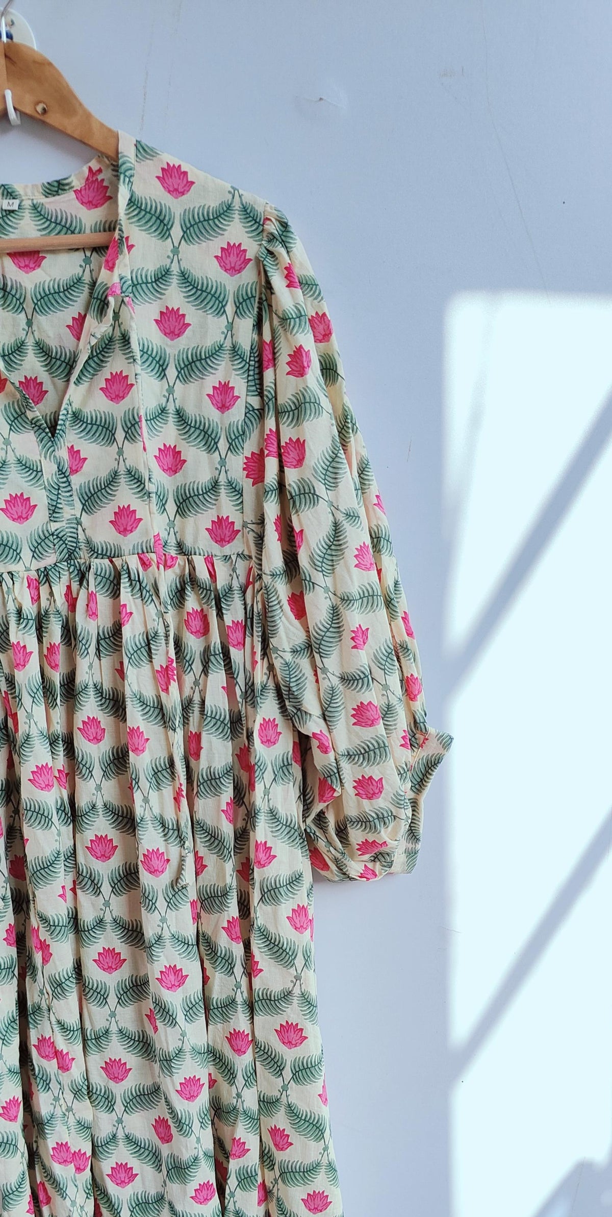 Sunny Floral Cotton Midi Dress — view 5