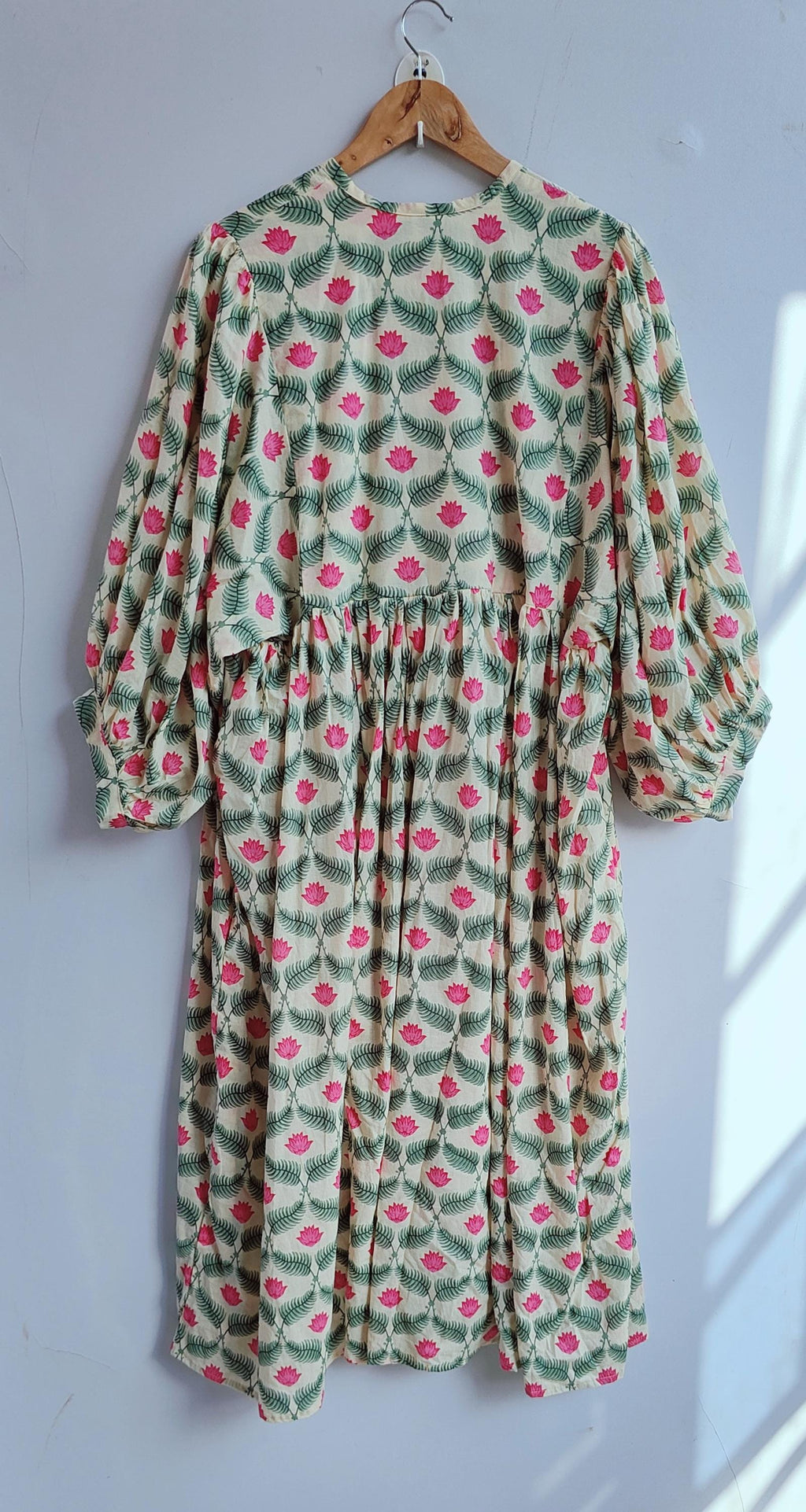 Sunny Floral Cotton Midi Dress — view 6