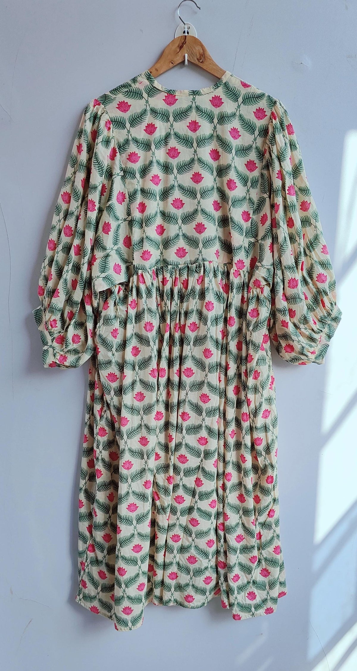 Sunny Floral Cotton Midi Dress — view 6
