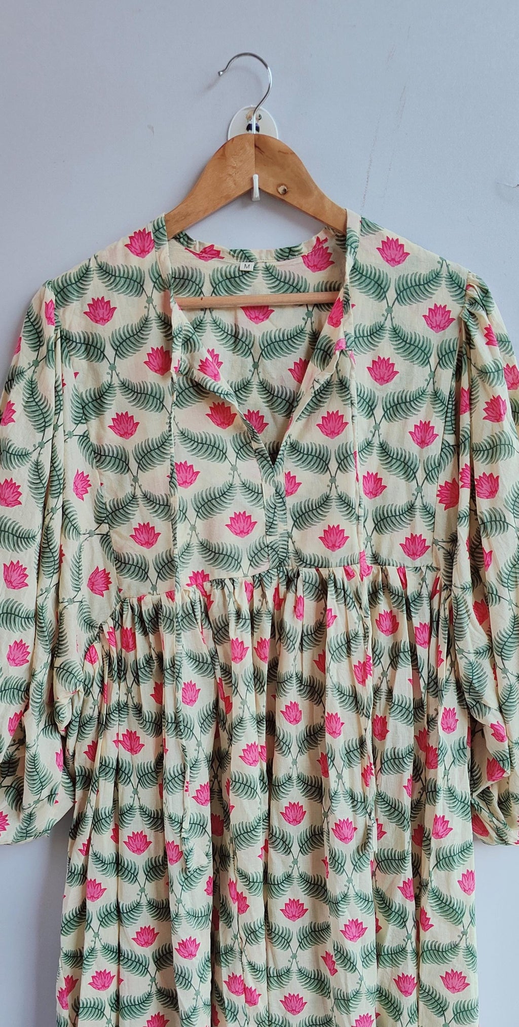 Sunny Floral Cotton Midi Dress — view 3