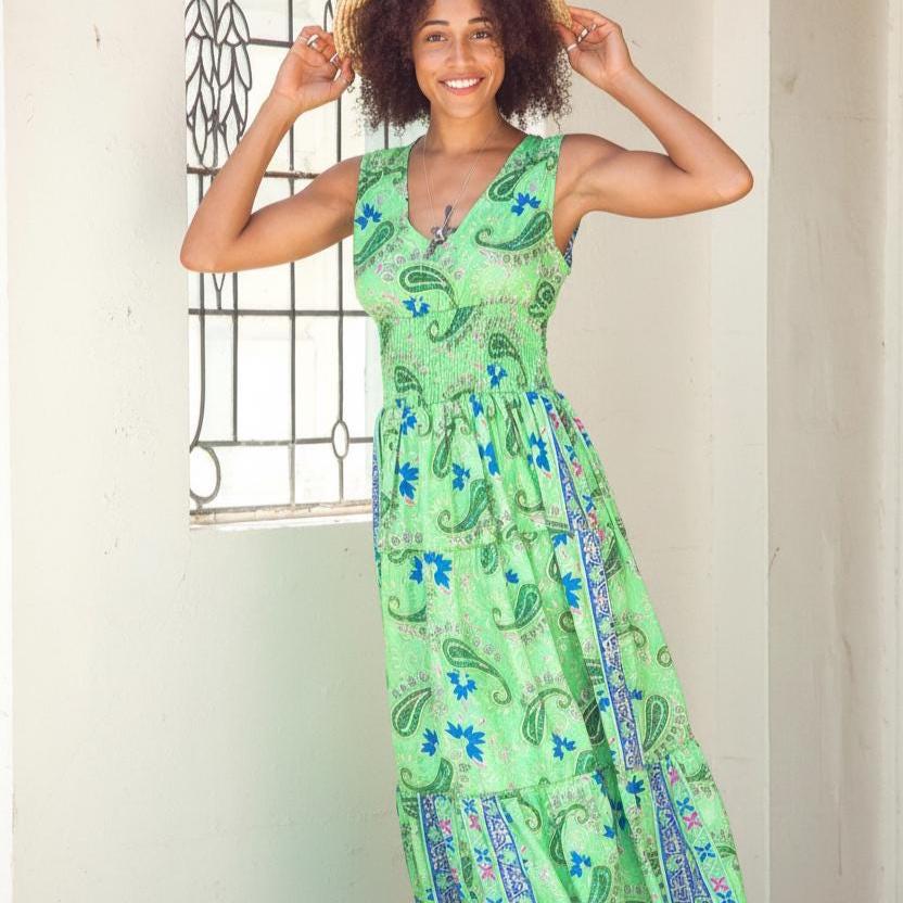 Uma Floral Midi Dress — view 3