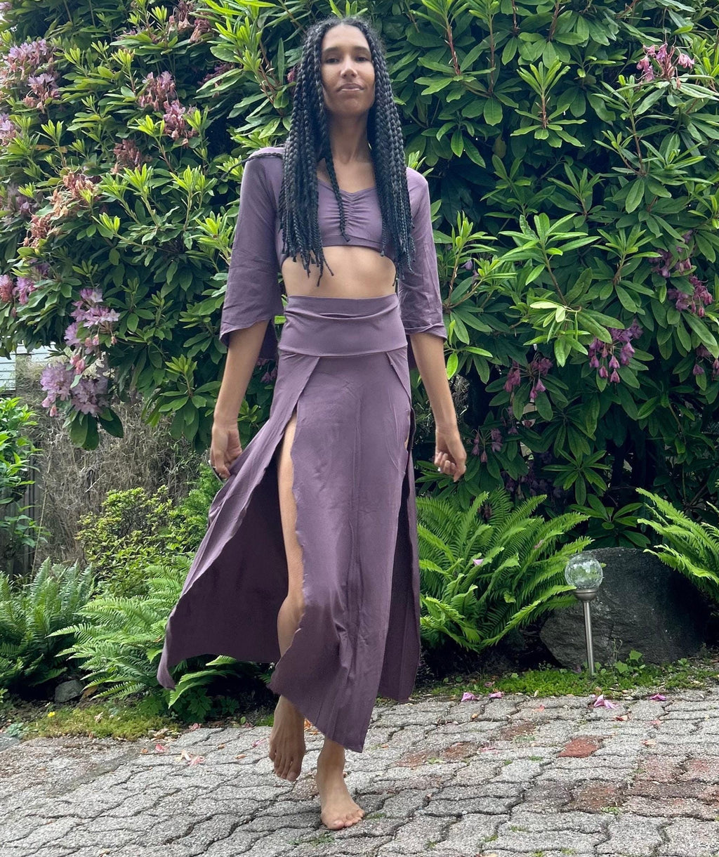 Edie Purple Maxi Skirt — LA's Nine Ninety