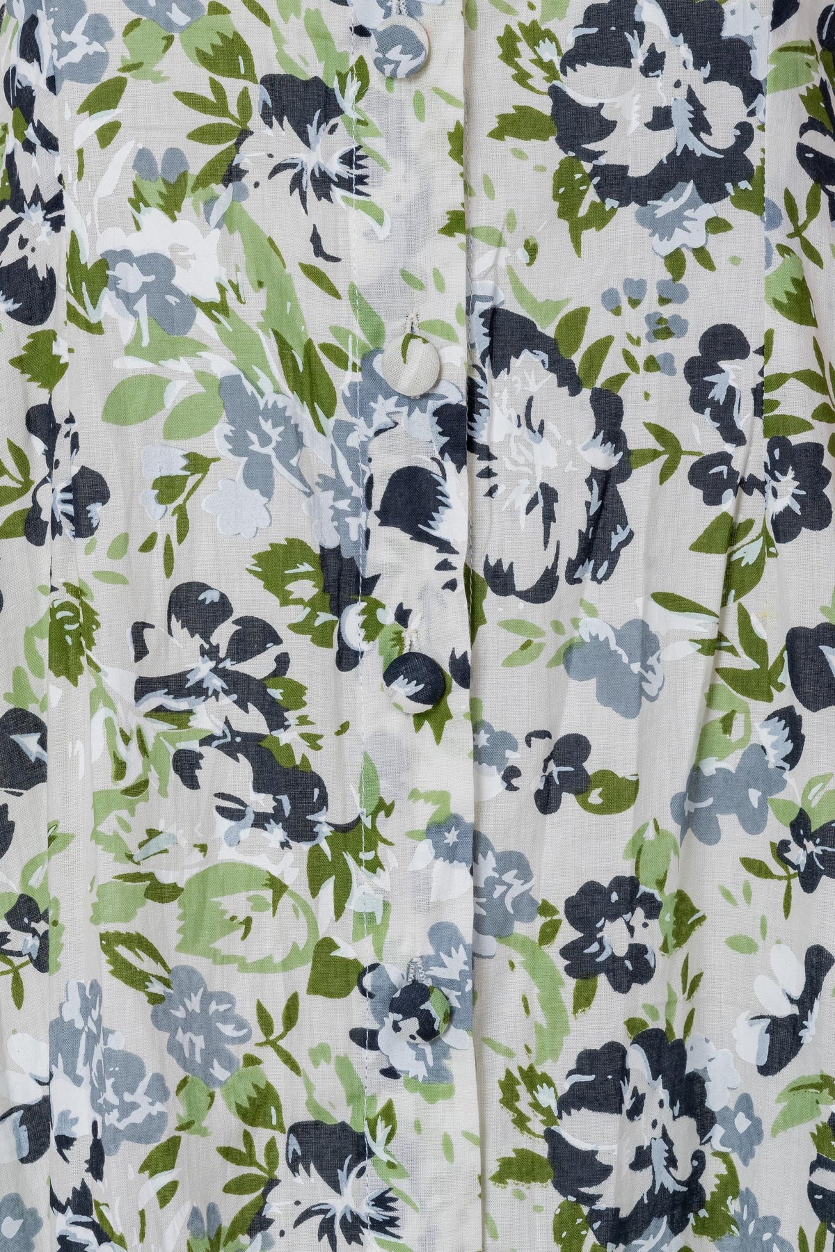 Mila Floral Cotton A-Line Midi Dress — view 5
