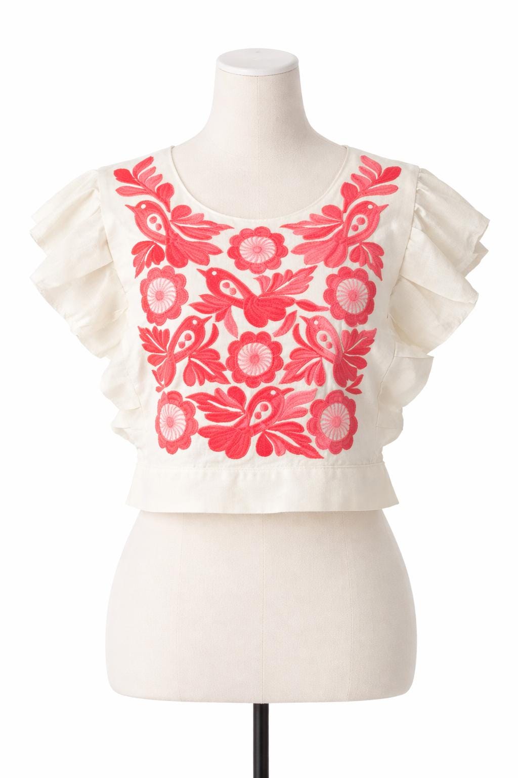 Thea Pink Embroidered Shirt — LA's Nine Ninety