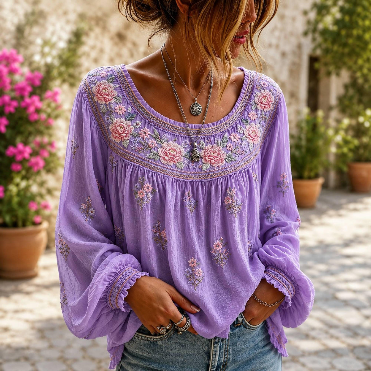 Stella Floral Top — view 2