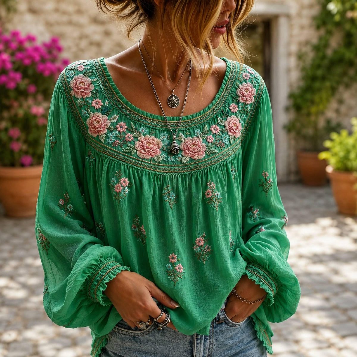 Stella Floral Top — view 3