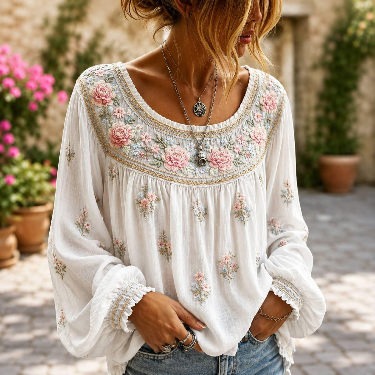 Stella Floral Top — view 4