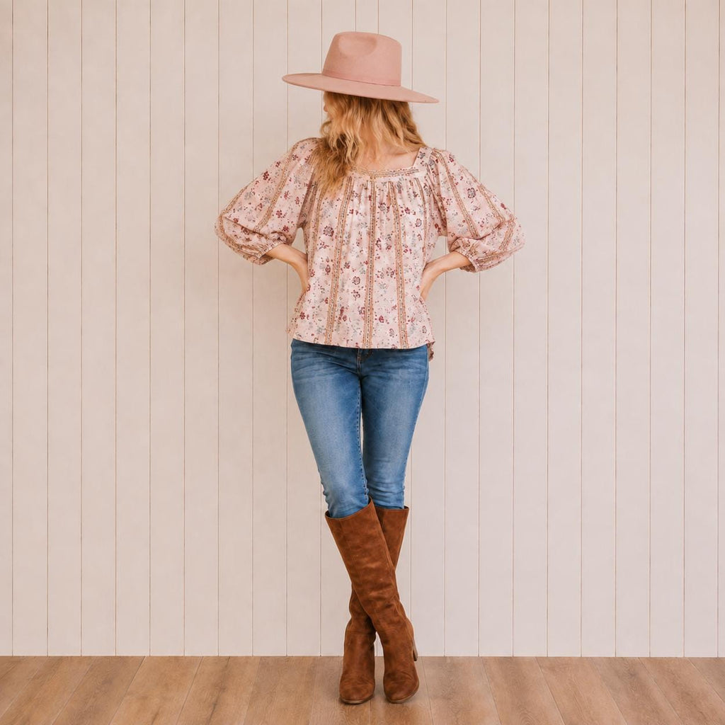 Valen Floral Top — view 2